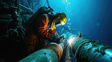 Why is underwater welding so dangerous?